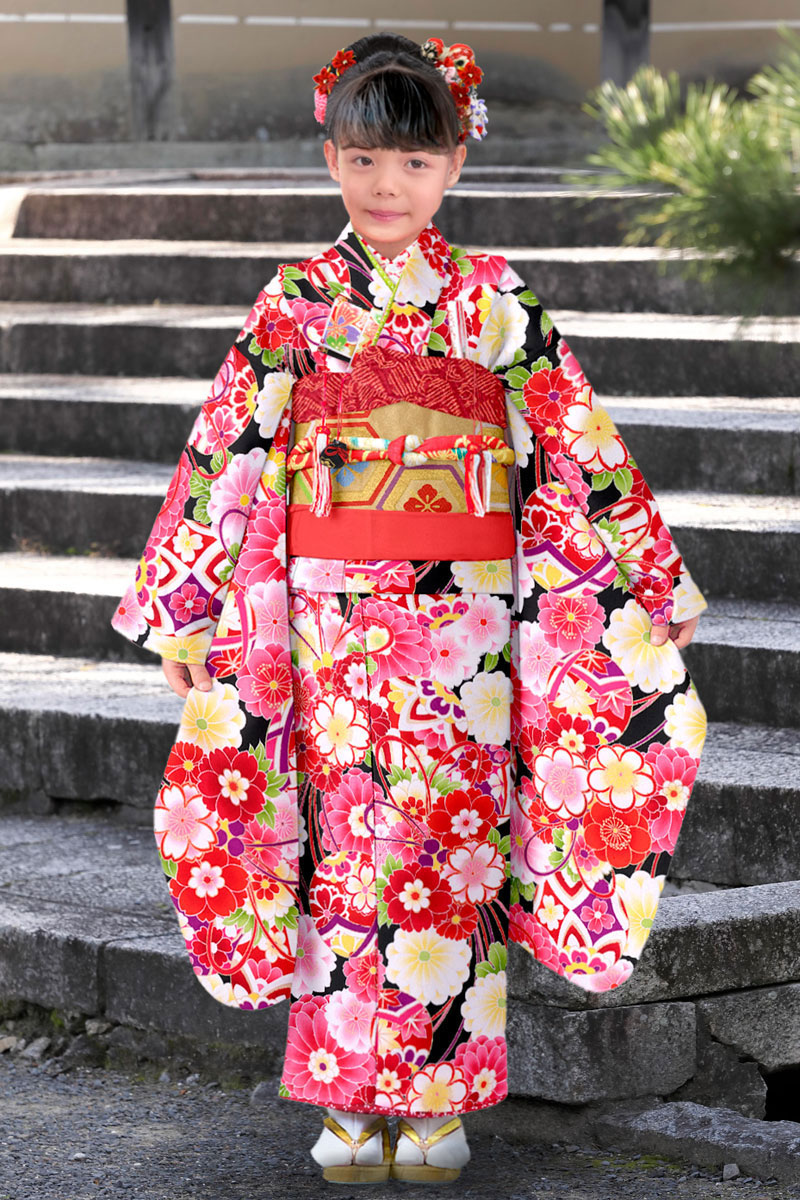 7歳・女の子の「七五三」衣裳のレンタルなら｜晴れ着の丸昌 池袋店