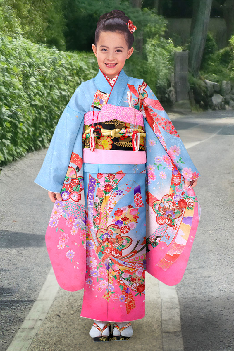 7歳・女の子の「七五三」衣裳のレンタルなら｜晴れ着の丸昌 池袋店