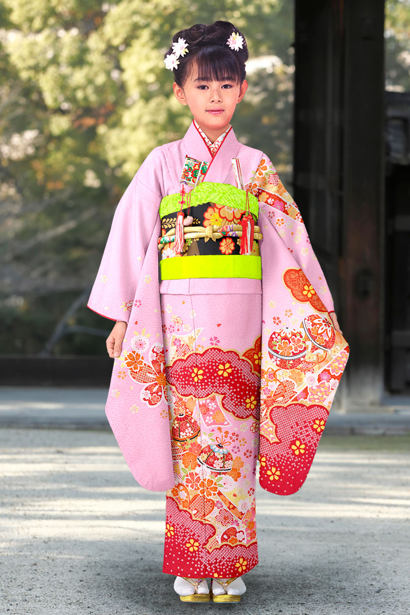 7歳・女の子の「七五三」衣裳のレンタルなら｜晴れ着の丸昌 池袋店