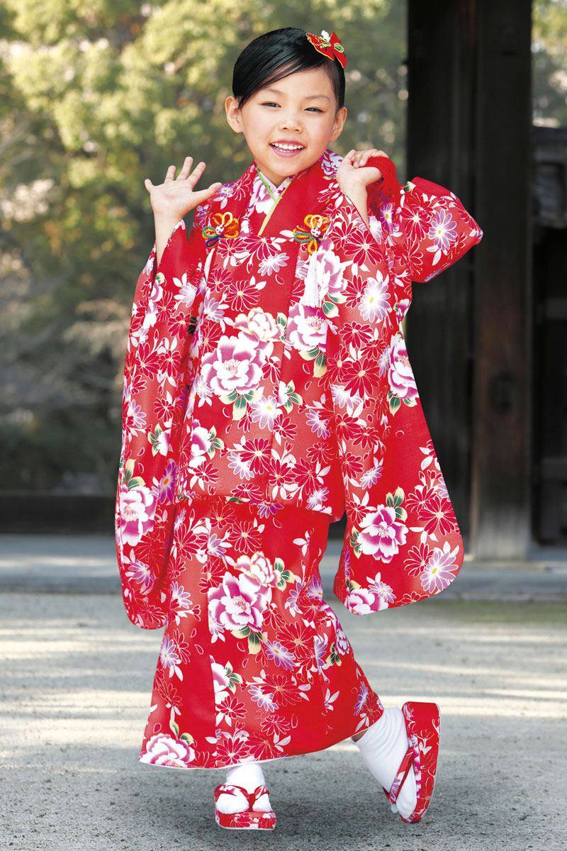 三歳お祝い着レンタル JP316（身長85cm～100cmの方用）｜晴れ着の丸昌
