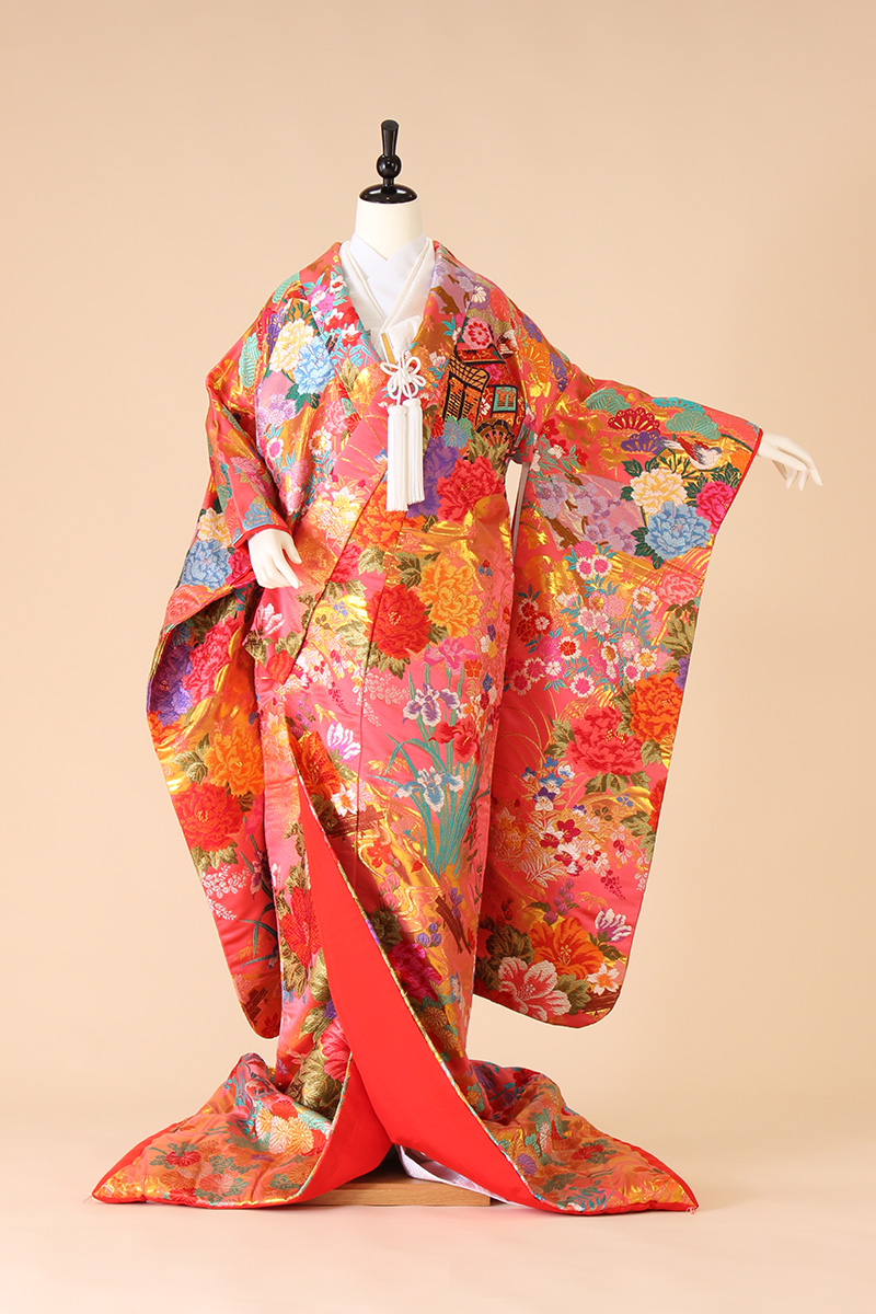 岩-色打掛② 色打掛 着丈184㎝ 裄丈64㎝ 結婚