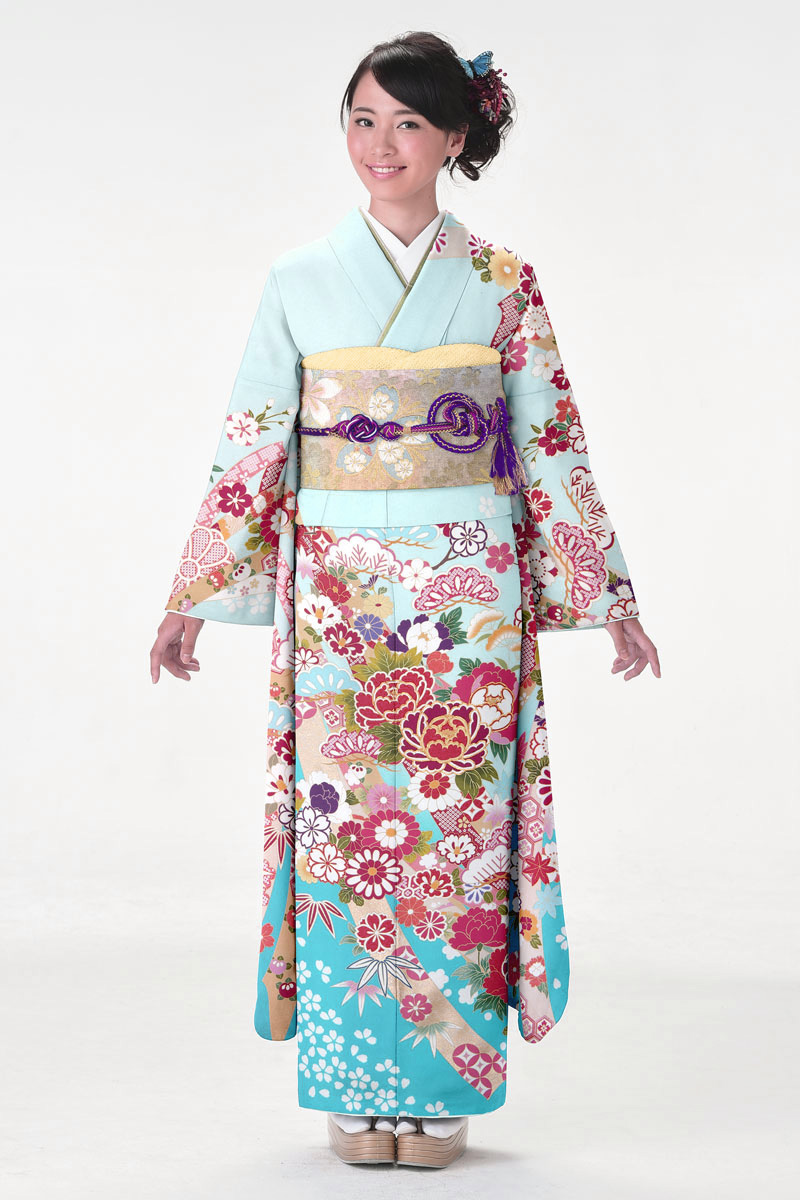 ™️ 振袖4点セット‼️お振袖セット‼️NO74 ™️ 身丈167 振袖4点セット‼️お振袖セット‼️ゆったり NO94