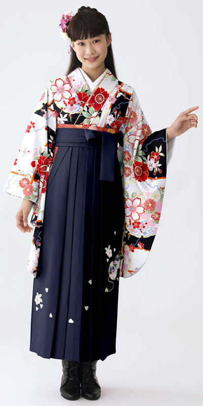 ジュニア卒業袴レンタル89_肩上げA0_袴丈2尺3寸（身長151cm～154cmブーツ丈対応）