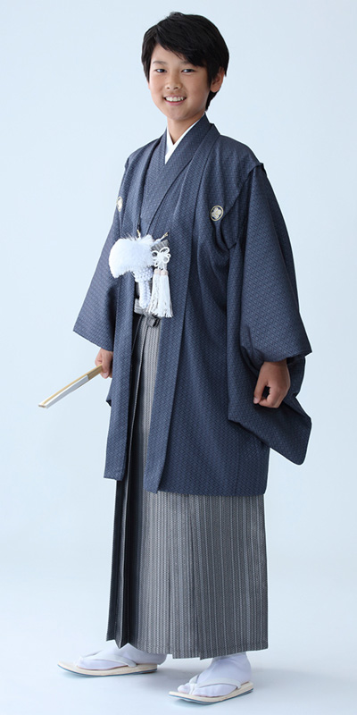 ジュニア男子紋服セットレンタル　002 サイズ:身長155cm前後