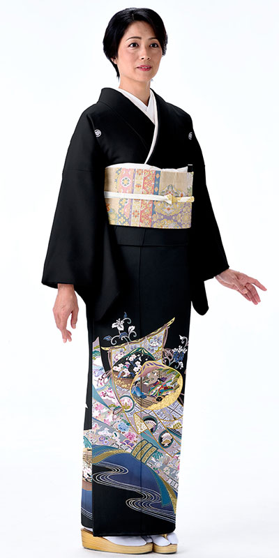 セット割引】黒留袖レンタルTRB0245 A1(身長155cm前後・ヒップ セット割引】黒留袖レンタルTRB0245 A1(身長155cm前後・ヒップ